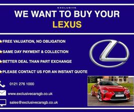 LEXUS LC LC 500 WE WANT TO BUY YOUR LEXUS LC500 - RX - ES - NX - LS - UX