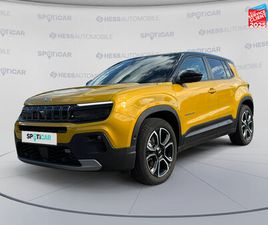 JEEP AVENGER ELECTRIQUE 156CH 115KW 1ST EDITION GPS CAMERA D'OCCASION - HESS AUTOMOBILE