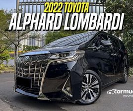 2022 TOYOTA ALPHARD 2.5 LOMBARDI EDITION ALLEGRA MPV ALEGRA BLACK ON BEIGE HITAM