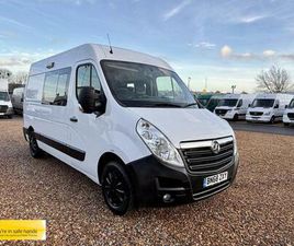 2018 VAUXHALL MOVANO 2.3 CDTI 3500 PANEL VAN 5DR DIESEL MANUAL FWD L2 H2 EURO 6 (130 PS) PANEL VA...