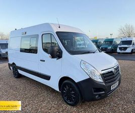 2018 VAUXHALL MOVANO 2.3 CDTI 3500 PANEL VAN 5DR DIESEL MANUAL FWD L2 H2 EURO 6 (130 PS) PANEL VA...