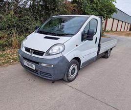 2006 VAUXHALL VIVARO RUNS DRIVES PERFECTLY 38K MILES FLATBED 12M MOT NEW