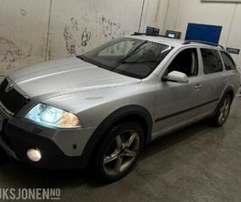 2007 SKODA OCTAVIA SCOUT 2.0 140HK 4X4 HENGERFESTE RYGGEKAMERA DAB