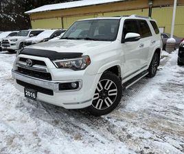 TOYOTA 4RUNNER USED 2015 TOYOTA 4RUNNER LIMITED, SAFETY CERTIFIED,NO ACCIDENT HISTORY,