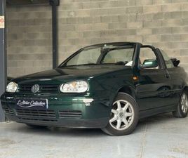 VOLKSWAGEN GOLF CABRIO VOLKSWAGEN GOLF 4 CABRIOLET CARAT SIEGES CHAUFFANT BASE DE RESTAURATION COUVRE CAPOTE CUIR GARANTIE 12 MOIS