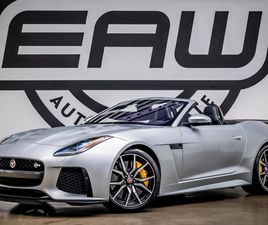 JAGUAR F-TYPE CABRIOLET P575 2017 JAGUAR F-TYPE SVR