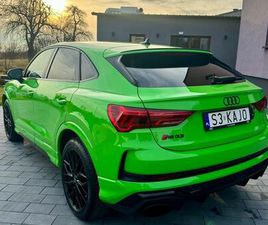 AUDI GWARANCJA DO 2028R RS Q3 SPORTBACK PRZBIEG 19TYŚ KM -(400 KM) FV GLIWICE OBROŃCÓW POKOJU • OLX.PL