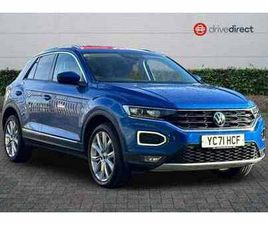 VOLKSWAGEN T-ROC 2021 VOLKSWAGEN T-ROC 1.5 TSI GPF EVO SEL SUV 5DR PETROL DSG EURO 6 (START/STOP) (150 PS) SUV PETROL AUT...