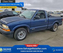 CHEVROLET S10 2000 CHEVROLET S10 PICKUP 2WD REGULAR CAB