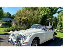 1960 JAGUAR XK150 BLANC MANUEL CONDUITE À GAUCHE IN ANGOU...