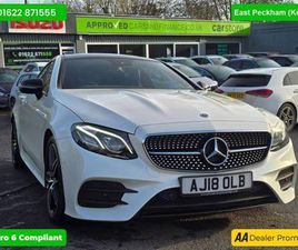 MERCEDES CLASSE E COUPE E 300 2018 MERCEDES-BENZ E CLASS MERCEDES E300 AMG LINE PREMIUM PLUS COUPE, 69,900 MILES, AUTOMATIC, LE...