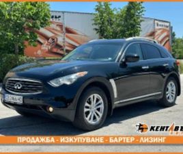 INFINITI FX 35 3.5I 284 К.С./ГАРАНЦИЯ ОТ КЕНТАВЪР ≫ 2009 • 21 999 ЛВ. • ID