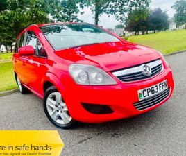 2013 VAUXHALL ZAFIRA 1.8I [120] EXCLUSIV 5DR MPV PETROL MANUAL
