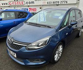 2016 VAUXHALL ZAFIRA 1.4T TECH LINE 5DR MPV PETROL MANUAL