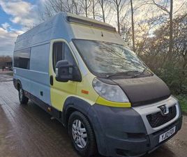 2012 PEUGEOT BOXER XLWB HIGH ROOF 2 BERTH CAMPER VAN DIESEL DRIVES GREAT