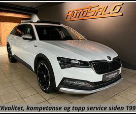 SKODA SUPERB COMBI SCOUT SCOUT 2.0L 190HK AUT 4X4 SKINN/PANO/WEBASTO/KROK/KAMERA