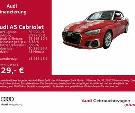 AUDI A5 CABRIOLET S LINE 40 TDI S TRONIC 8-FACH BEREI