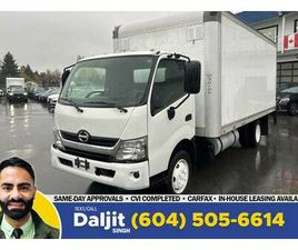 2018 HINO 195 18' DRY BOX + ELECTRONIC SIDE DOOR + TUCK LIFTGATE