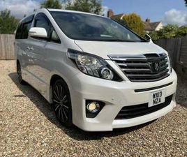 TOYOTA ALPHARD 3.5 V6 350S - 8 SEATS TWIN SUN ROOFS WHITE AUTO PETROL 2013