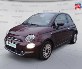 FIAT 500 1.2 8V 69CH LOUNGE D'OCCASION - HESS AUTOMOBILE