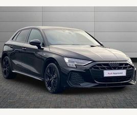 AUDI A3 SPORTBACK 1.5 TFSIE BLACK EDITION SPORTBACK S TRONIC EURO 6 (START/STOP) 5DR 17.9KWH
