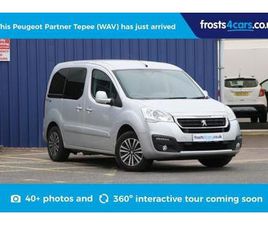 PEUGEOT PARTNER TEPEE 2018 PEUGEOT PARTNER TEPEE 5DR 1.6 BLUEHDI ACTIVE (WAV) WHEELCHAIR ACCESSIBLE VEHICLE EURO 6 MPV ...