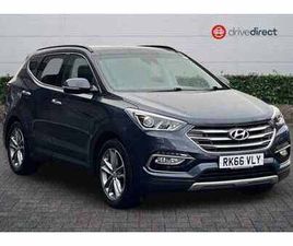 HYUNDAI SANTA FE 2016 HYUNDAI SANTA FE 2.2 CRDI BLUE DRIVE PREMIUM SE SUV 5DR DIESEL AUTO 4WD EURO 6 (START/STOP) (7 SEAT...