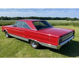 1967 PLYMOUTH SATELLITE ROUGE MANUEL, 4 VITESSES CONDUITE...