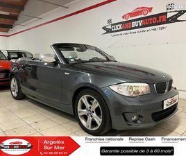 BMW SERIE 1 CABRIOLET 118 BMW SERIE 1 118D E88 143 CH LUXE REF 0719
