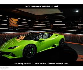 LAMBORGHINI HURACAN SPYDER LAMBORGHINI HURACAN SPYDER EVO SPYDER 5.2L V10 640CH