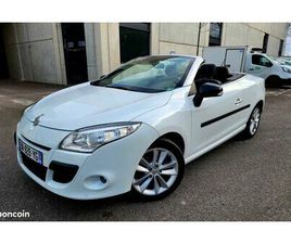 RENAULT MEGANE CC CABRIOLET DCI 1ER MAIN FAIBLE KILOMETRAGE 77.000 REEL CERTIFIER CT OK GARANTIE / PRIX PROMO / GROUP MOTORS / FACTURES A L APPUI / VEHICULE FRA