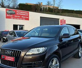 AUDI Q7 PHASE 2 3.0 TDI V6 245 CH QUATTRO TIPTRONIC 8 – 7 PLACES – GPS - RÉGULATEUR ADAPTATIF – CAMÉRAS AV/AR – SUV PREMIUM LUXE