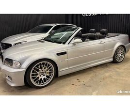 BMW SERIE 3 CABRIO M3 BMW M3 E46 CABRIOLET 3.0 343 CH - CARNET SUIVIS - HARD TOP - BOITE MECA