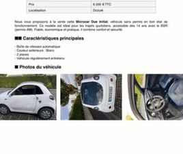 VOITURE MICROCAR DUE