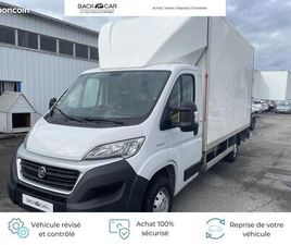 FIAT DUCATO CHASSIS CABINE CC CAISSE 20 M3 + HAYON A COL 3.5 MAXI L 2.3 MJT 130 E6 PACK PRO NAV