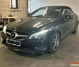MERCEDES CLASSE E 220 CDI CABRIOLET BOITE MANUELLE GARANTIE 12 MOIS