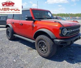 FORD BRONCO WILDTRAK 2022 2.7L 2.7 BENZYNA 315KM