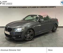 BMW SÉRIE 2 CABRIOLET 220DA 190CH M SPORT EURO6D-T