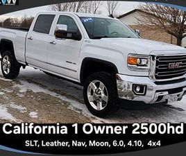 2016 GMC SIERRA 2500HD SLT CREW CAB 4X4 1 OWNER CALIFORNIA TRUCK!