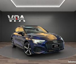 AUDI A3 SPORTBACK 40 TFSI E 204CH S TRONIC 6 - TOIT OUVRANT - VIRTUAL COCKPIT - CARPLAY - SIÈGES ELECTRIQUES & CHAUFFANTS