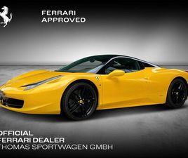 FERRARI 458 ITALIA SPIDER FERRARI 458 SPIDER / GIALLO TRIPLO STRATO / LIFT / LED