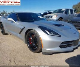 CORVETTE C7 CHEVROLET CORVETTE 2016 CHEVROLET CORVETTE 2DR STINGRAY CPE W1LT 6.2 455KM