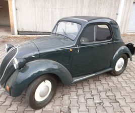 FIAT 500 TOPOLINO B 1948 TARGA ORO / GOLDPLATTE