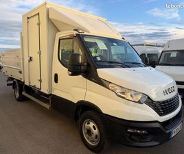 24990 HT - IVECO DAILY BENNE COFFRE XXL 6M3 ROUES JUMELÉES 35C14 PACK CLIM 2,3 L - 08/2020 - 75700 KMS