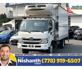2020 HINO 195 16' REEFER BOX + POWER TUCKAWAY LIFTGATE