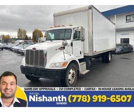 2019 PETERBILT 337 26' BOX + RAILGATE + HYDRAULIC BRAKE