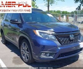 HONDA PASSPORT HONDA INNY 2021 HONDA PASSPORT AWD EX-L 3.5 BENZYNA 280KM