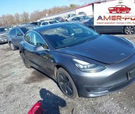 TESLA MODEL 3 MID RANGE TESLA MODEL 3 2019R., MID RANGE, OD UBEZPIECZALNI ELEKTRYCZNY 271KM