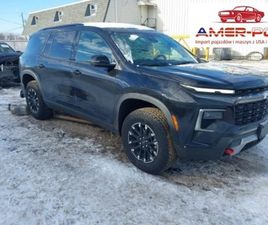 CHEVROLET TRAVERSE CHEVROLET TRAVERSE 2024R., Z71, OD UBEZPIECZALNI 2.5 BENZYNA 328KM