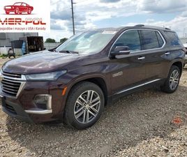 CHEVROLET TRAVERSE CHEVROLET TRAVERSE HIGH COUNTRY 2023 3.6L 3.6 BENZYNA 310KM